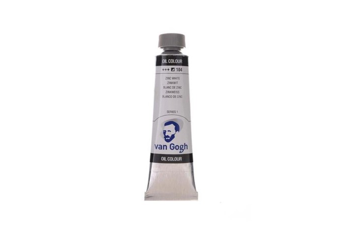 Talens van gogh χρώματα λαδιού 60ml (104-Zinc white) Talens van gogh χρώματα λαδιού 60ml (104-Zinc white)