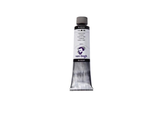 Talens van gogh χρώματα λαδιού 60ml (105-Titanium white) Talens van gogh χρώματα λαδιού 60ml (105-Titanium white)