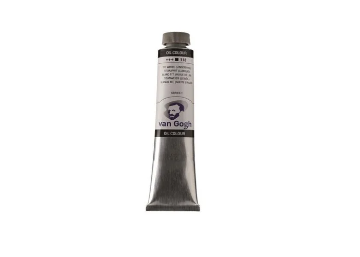 Talens van gogh χρώματα λαδιού 60ml (118-Titanium white L)