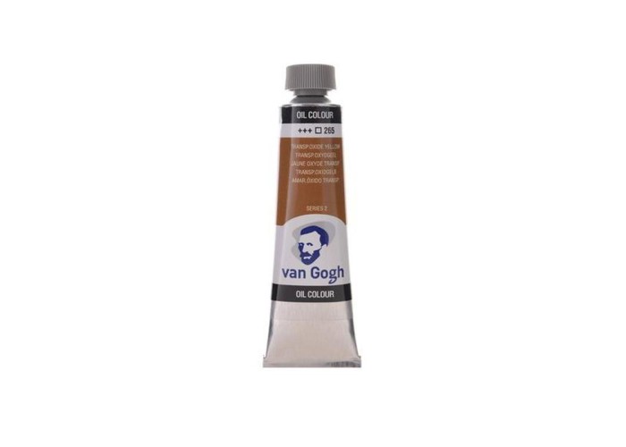 Talens van gogh χρώματα λαδιού 60ml (265-Transparerent oxide yellow) Talens van gogh χρώματα λαδιού 60ml (265-Transparerent oxide yellow)