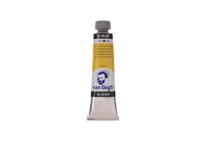 Talens van gogh χρώματα λαδιού 60ml (271-Cadmium yellow medium)
