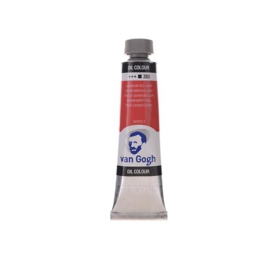 Talens van gogh χρώματα λαδιού 60ml (303-Cadmium red light) Talens van gogh χρώματα λαδιού 60ml (303-Cadmium red light)