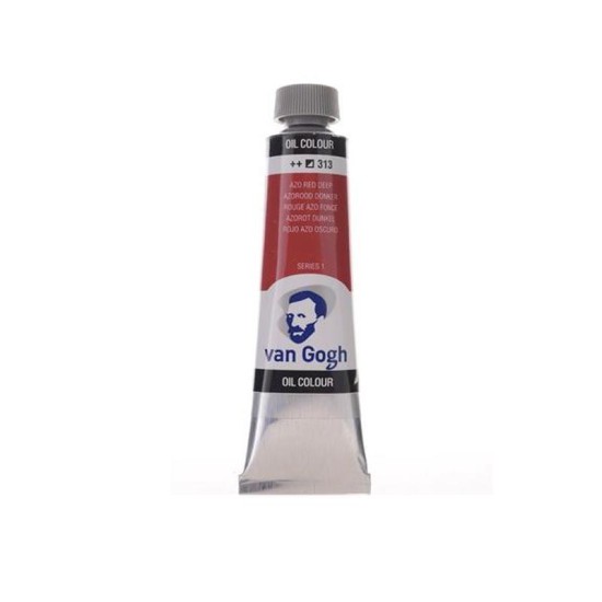 Talens van gogh χρώματα λαδιού 60ml (313-Azo red deep) Talens van gogh χρώματα λαδιού 60ml (313-Azo red deep)