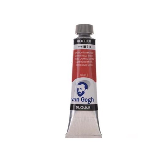 Talens van gogh χρώματα λαδιού 60ml (314-Cadmium red medium) Talens van gogh χρώματα λαδιού 60ml (314-Cadmium red medium)