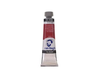 Talens van gogh χρώματα λαδιού 60ml (326-Alizarin crimson)