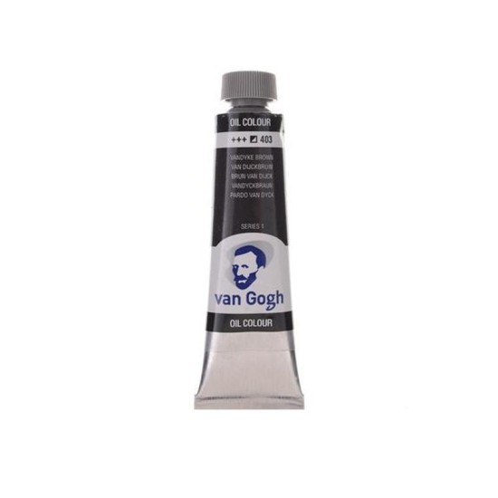 Talens van gogh χρώματα λαδιού 60ml (403-Vandyke brown) Talens van gogh χρώματα λαδιού 60ml (403-Vandyke brown)