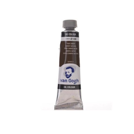 Talens van gogh χρώματα λαδιού 60ml (408-Raw umber) Talens van gogh χρώματα λαδιού 60ml (408-Raw umber)