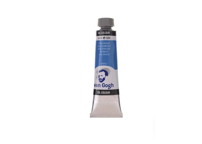 Talens van gogh χρώματα λαδιού 60ml (534-Cerulean Blue) Talens van gogh χρώματα λαδιού 60ml (534-Cerulean Blue)