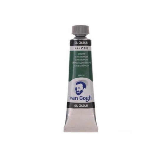 Talens van gogh χρώματα λαδιού 60ml (616-Viridian) Talens van gogh χρώματα λαδιού 60ml (616-Viridian)