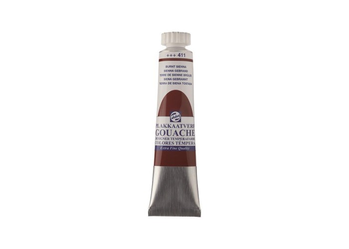 Talens τέμπερες extra fine 411 burnt sienna 20ml Talens τέμπερες extra fine 411 burnt sienna 20ml