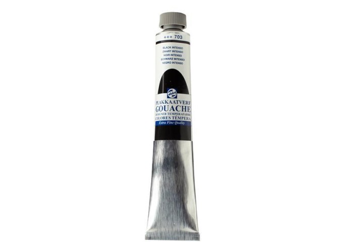 Talens τέμπερες extra fine 703 black intenso 60ml Talens τέμπερες extra fine 703 black intenso 60ml