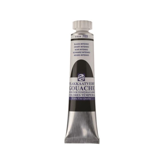 Talens τέμπερες extra fine 703 black intenso 20ml Talens τέμπερες extra fine 703 black intenso 20ml