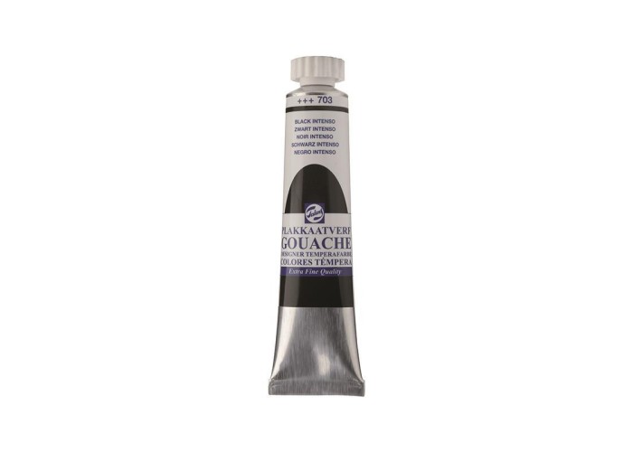 Talens τέμπερες extra fine 703 black intenso 20ml Talens τέμπερες extra fine 703 black intenso 20ml