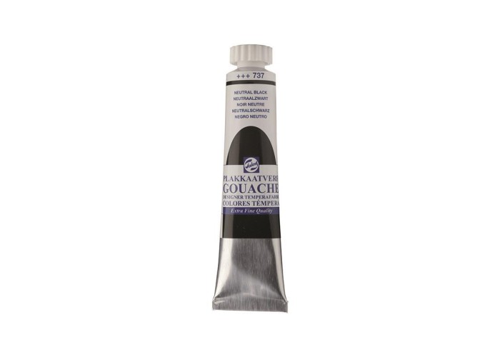Talens τέμπερες extra fine 737 neutral black 20ml Talens τέμπερες extra fine 737 neutral black 20ml