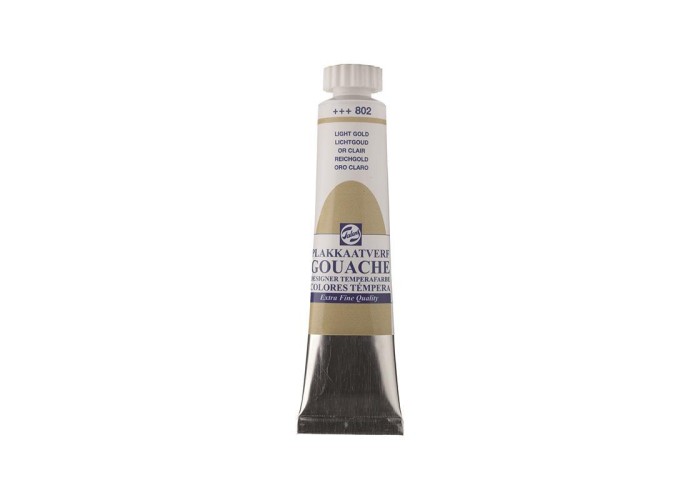 Talens τέμπερες extra fine metallic 802 light gold 20ml Talens τέμπερες extra fine metallic 802 light gold 20ml