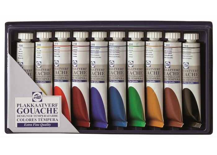 Talens τέμπερες extra fine 20ml σετ 10τεμ. Talens τέμπερες extra fine 20ml σετ 10τεμ.