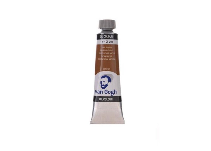 Talens van gogh χρώμα λαδιού 234 raw sienna 200ml