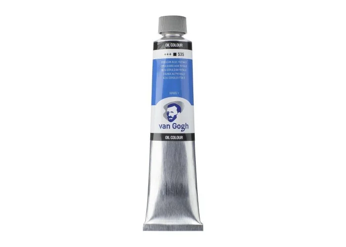 Talens van gogh χρώμα λαδιού 535 cerulean blue 200ml