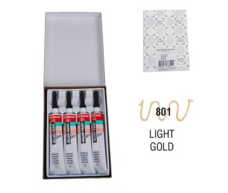 Talens χρώμα decorfin relief paint 801 gold 20ml