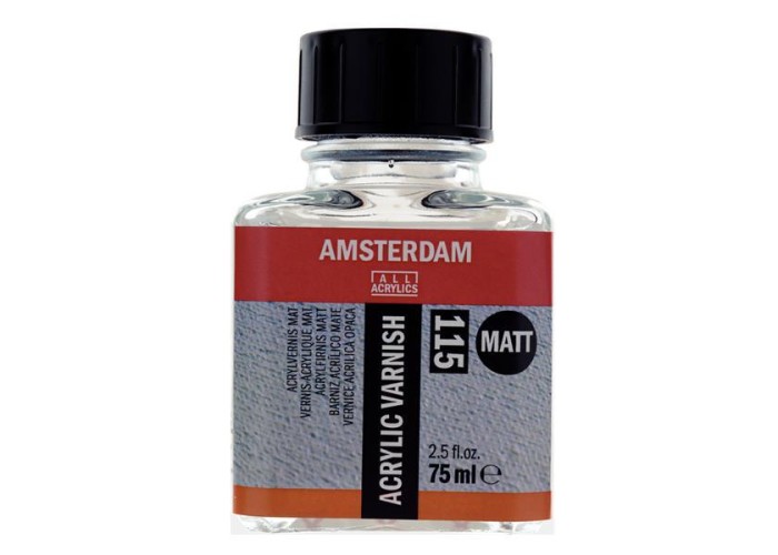 Talens Amsterdam acrylic varnish matt 115 75ml. Talens Amsterdam acrylic varnish matt 115 75ml.