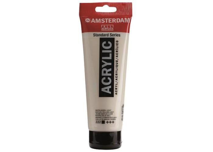 Talens amsterdam ακρυλικό χρώμα 222 naples yellow L 120ml Talens amsterdam ακρυλικό χρώμα 222 naples yellow L 120ml