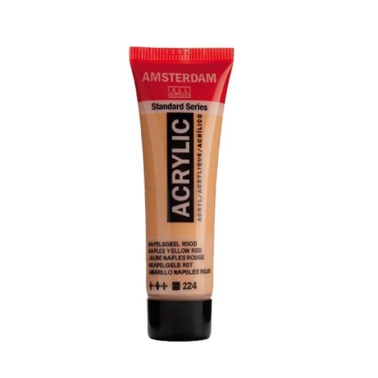 Talens amsterdam ακρυλικό χρώμα 224 naples yellow red 120ml Talens amsterdam ακρυλικό χρώμα 224 naples yellow red 120ml