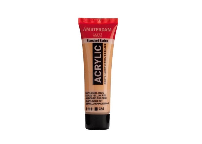 Talens amsterdam ακρυλικό χρώμα 224 naples yellow red 120ml Talens amsterdam ακρυλικό χρώμα 224 naples yellow red 120ml