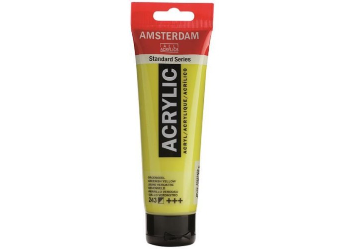 Talens amsterdam ακρυλικό χρώμα 243 greenish yellow 120ml Talens amsterdam ακρυλικό χρώμα 243 greenish yellow 120ml