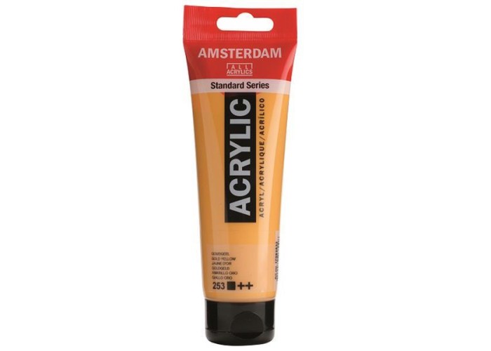 Talens amsterdam ακρυλικό χρώμα 253 gold yellow 120ml