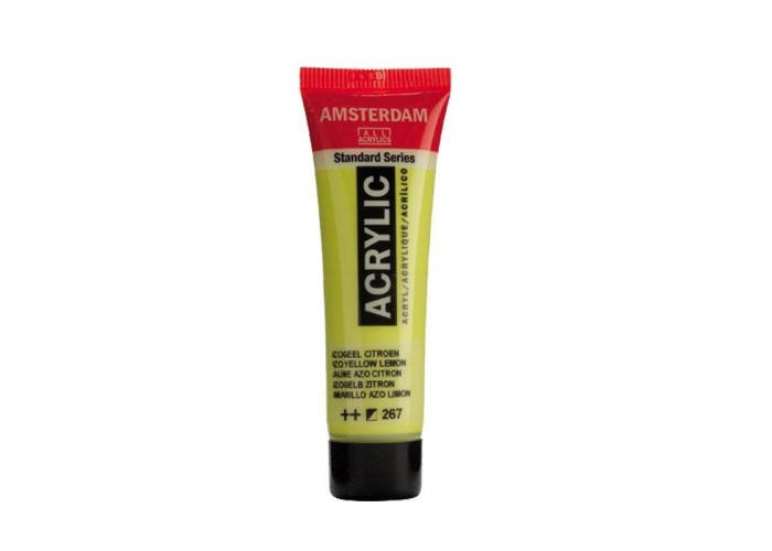Talens amsterdam ακρυλικό χρώμα 267 azo yellow lemon120ml Talens amsterdam ακρυλικό χρώμα 267 azo yellow lemon120ml