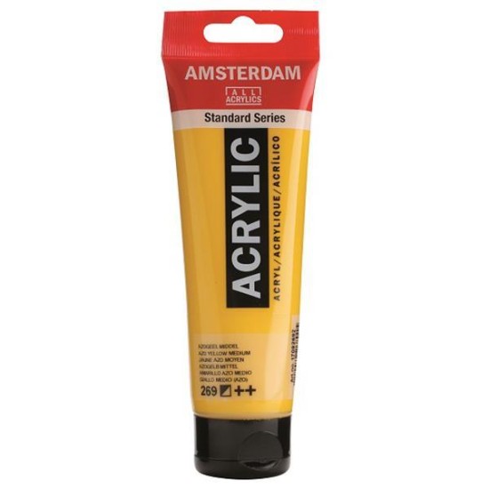 Talens amsterdam ακρυλικό χρώμα 269 azo yellow M 120ml Talens amsterdam ακρυλικό χρώμα 269 azo yellow M 120ml