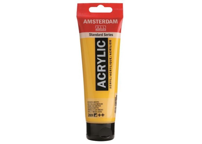 Talens amsterdam ακρυλικό χρώμα 269 azo yellow M 120ml Talens amsterdam ακρυλικό χρώμα 269 azo yellow M 120ml