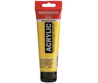 Talens amsterdam ακρυλικό χρώμα 272 transp. yellow M 120ml