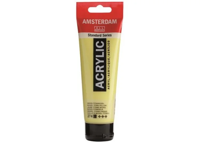 Talens amsterdam ακρυλικό χρώμα 274 nick.titan.yellow 120ml