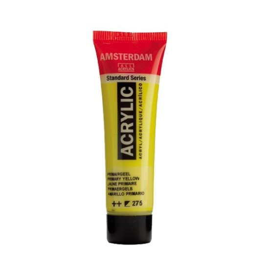 Talens amsterdam ακρυλικό χρώμα 275 primary yellow 120ml Talens amsterdam ακρυλικό χρώμα 275 primary yellow 120ml