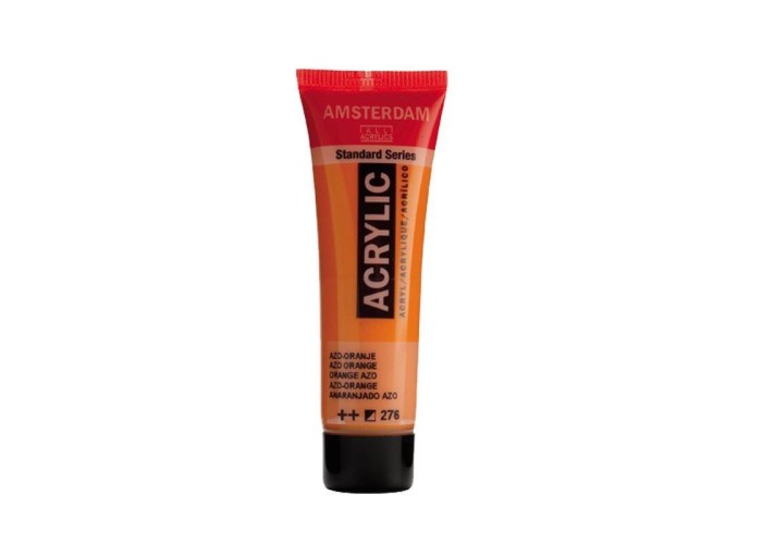 Talens amsterdam ακρυλικό χρώμα 276 azo orange 120ml