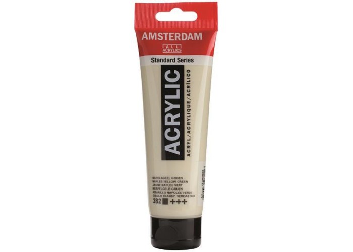 Talens amsterdam ακρυλικό χρώμα 282 naples yellow green 120ml Talens amsterdam ακρυλικό χρώμα 282 naples yellow green 120ml