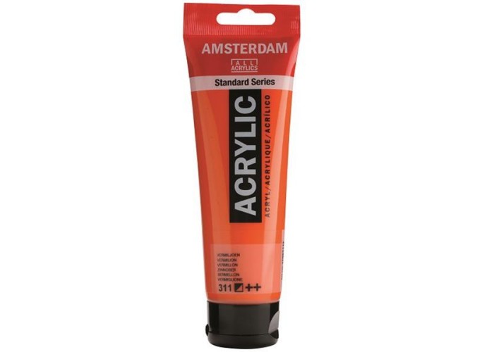Talens amsterdam ακρυλικό χρώμα 311 vermilion 120ml Talens amsterdam ακρυλικό χρώμα 311 vermilion 120ml