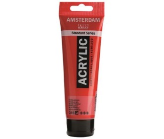 Talens amsterdam ακρυλικό χρώμα 315 pyrrole red 120ml
