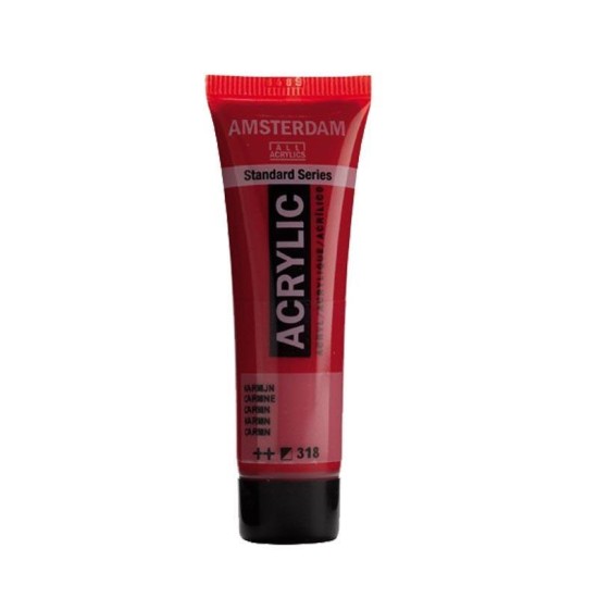 Talens amsterdam ακρυλικό χρώμα 318 carmine 120ml Talens amsterdam ακρυλικό χρώμα 318 carmine 120ml