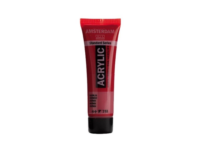 Talens amsterdam ακρυλικό χρώμα 318 carmine 120ml
