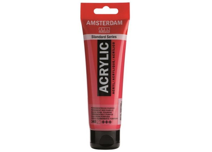 Talens amsterdam ακρυλικό χρώμα 348 perm. red purple 120ml Talens amsterdam ακρυλικό χρώμα 348 perm. red purple 120ml