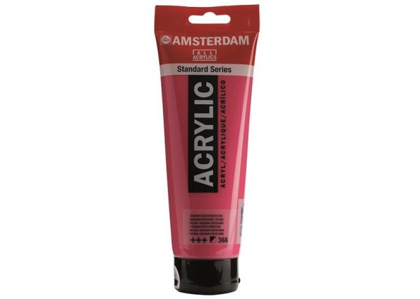 Talens amsterdam ακρυλικό χρώμα 366 quinacridone rose 120ml