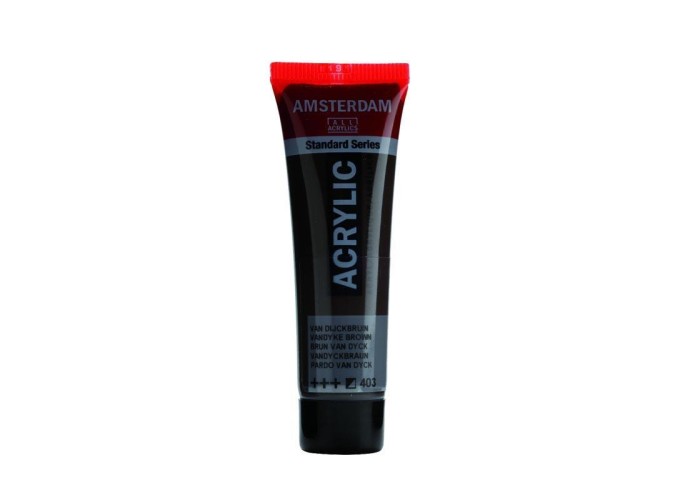 Talens amsterdam ακρυλικό χρώμα 403 vandyke brown 120ml Talens amsterdam ακρυλικό χρώμα 403 vandyke brown 120ml
