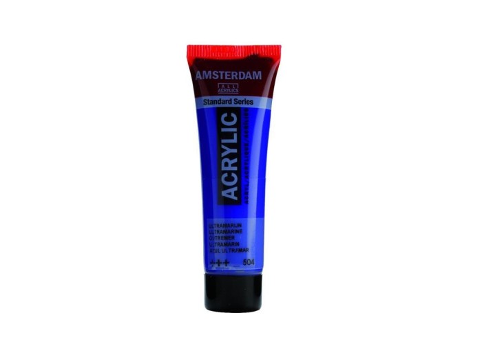 Talens amsterdam ακρυλικό χρώμα 504 ultramarine 120ml