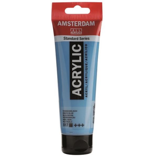 Talens amsterdam ακρυλικό χρώμα 517 king 's blue 120ml Talens amsterdam ακρυλικό χρώμα 517 king 's blue 120ml