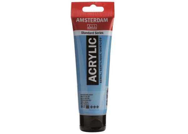 Talens amsterdam ακρυλικό χρώμα 517 king 's blue 120ml
