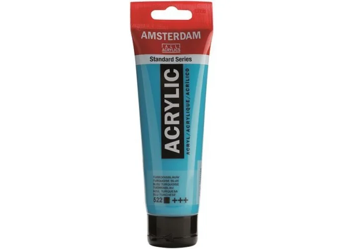 Talens amsterdam ακρυλικό χρώμα 522 turquoise blue 120ml