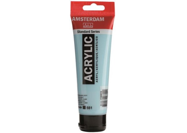 Talens amsterdam ακρυλικό χρώμα 551 sky blue L 120ml Talens amsterdam ακρυλικό χρώμα 551 sky blue L 120ml