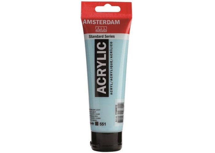 Talens amsterdam ακρυλικό χρώμα 551 sky blue L 120ml Talens amsterdam ακρυλικό χρώμα 551 sky blue L 120ml